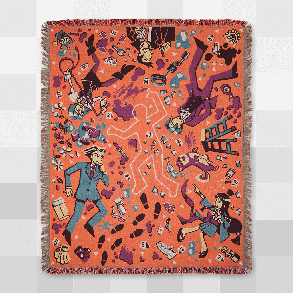 Crime Scene Throw Blanket