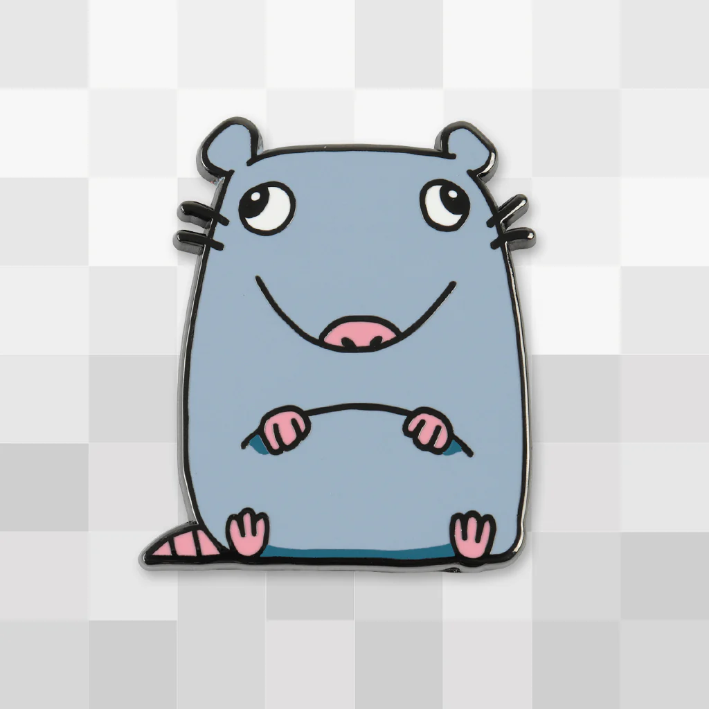 Brick the Rat Pin