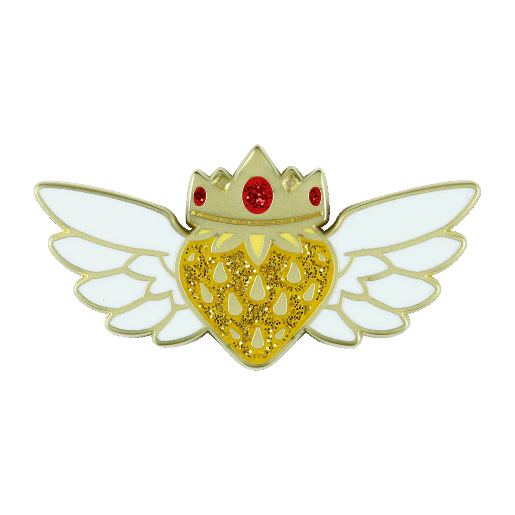 Golden Strawberry Pin - Image 2