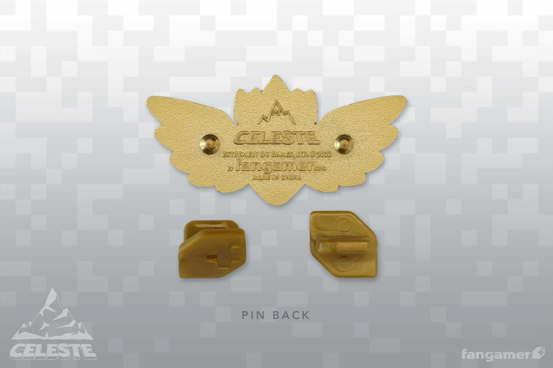 Golden Strawberry Pin - Image 4