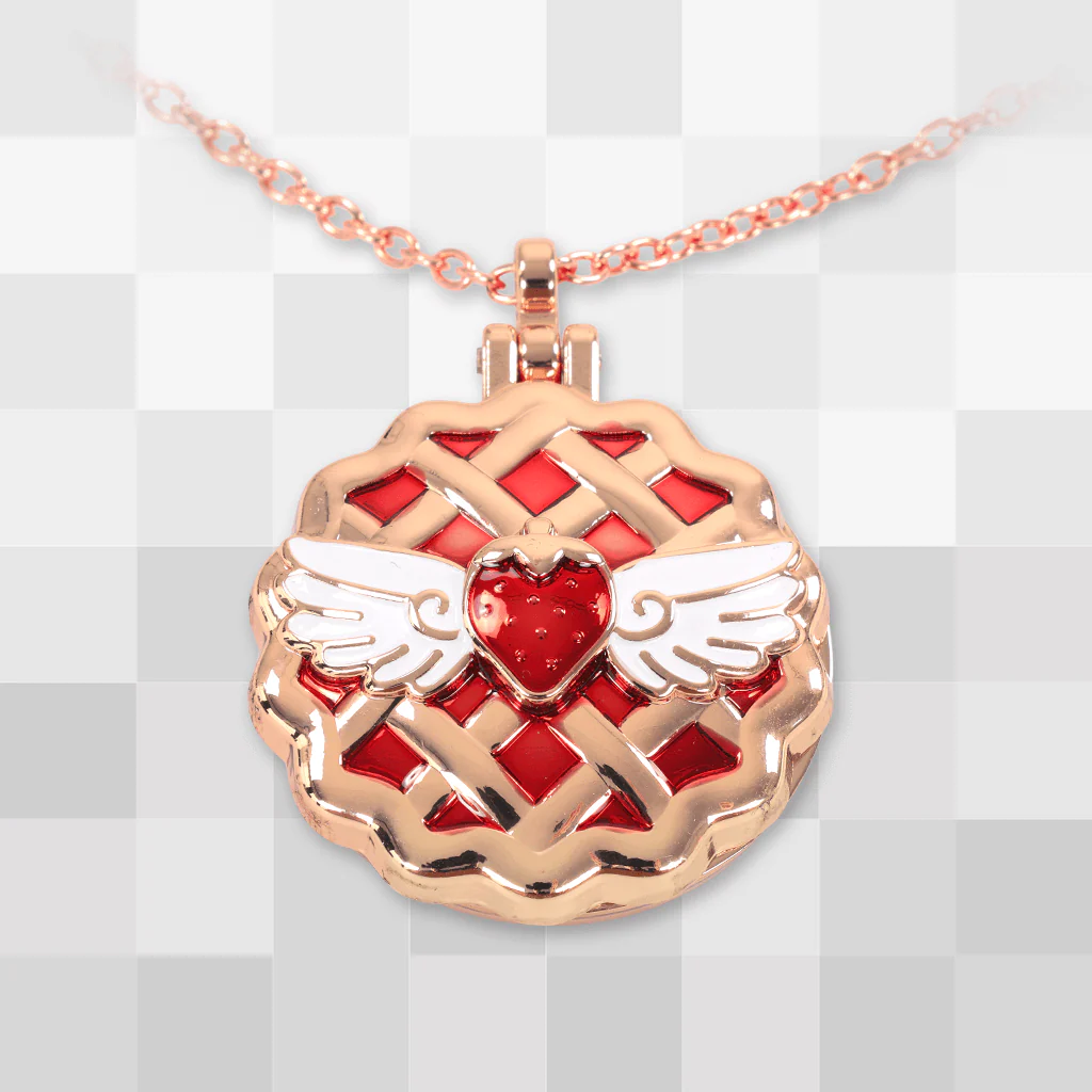 Strawberry Pie Mirror Locket