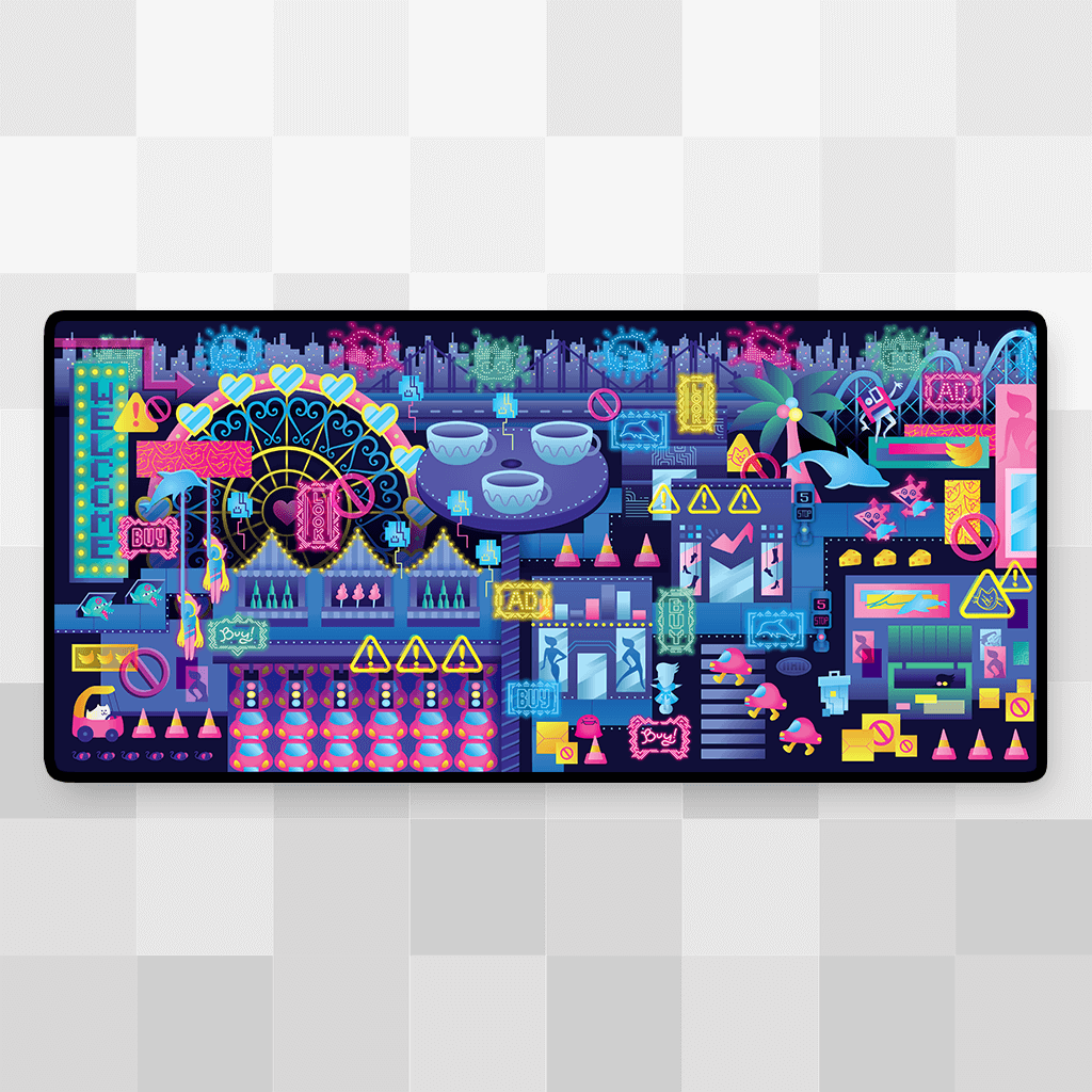 Cyber City Desk Mat