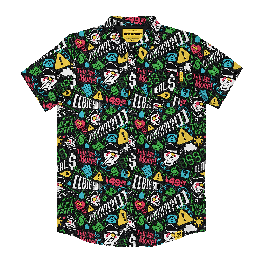 Spamton Button Up Shirt - Image 2