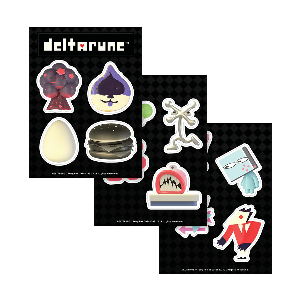 DELTARUNE NPC Sticker Sheet - Image 2