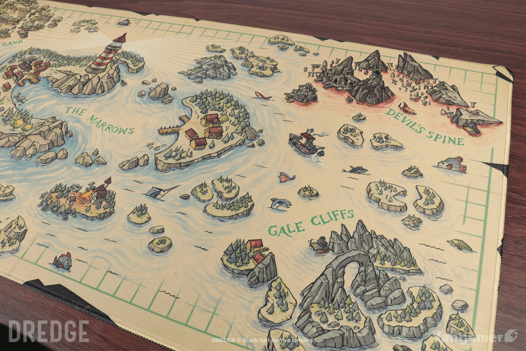 Fisherman's Map Desk Mat - Image 9