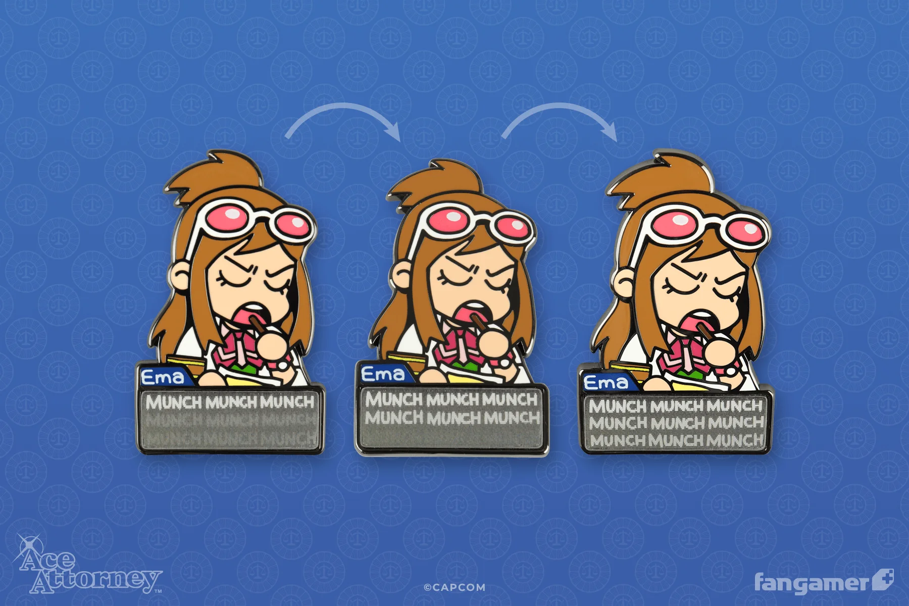 Snacking Ema Lenticular Pin - Image 4