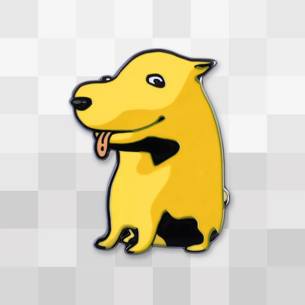 Hourglass Dog Pin