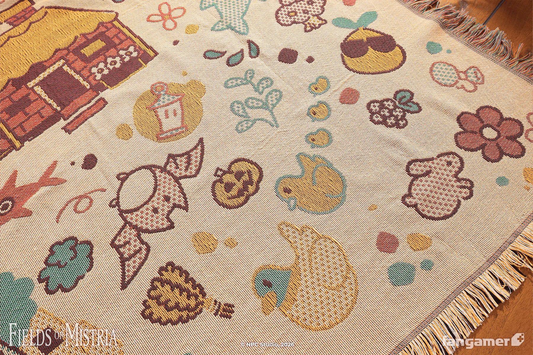 Mistrian Friends Throw Blanket - Image 10