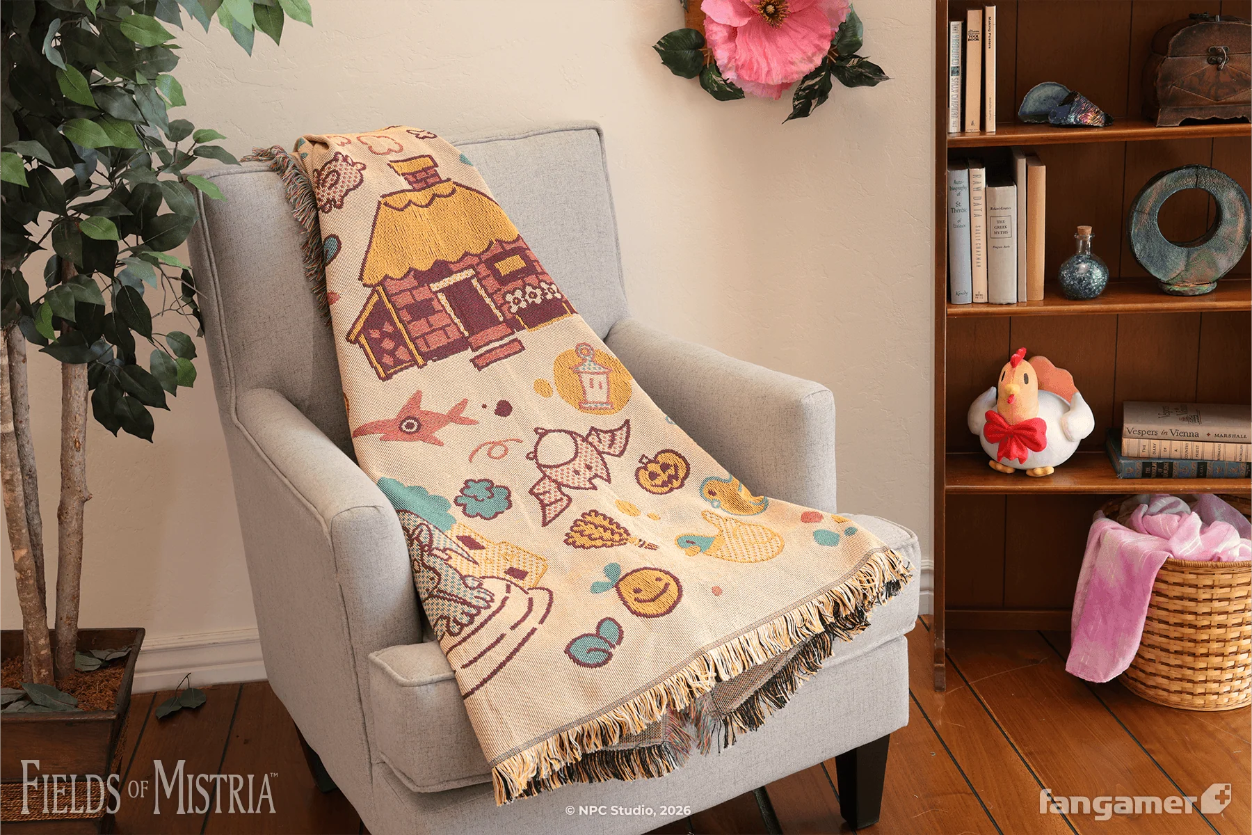 Mistrian Friends Throw Blanket - Image 4