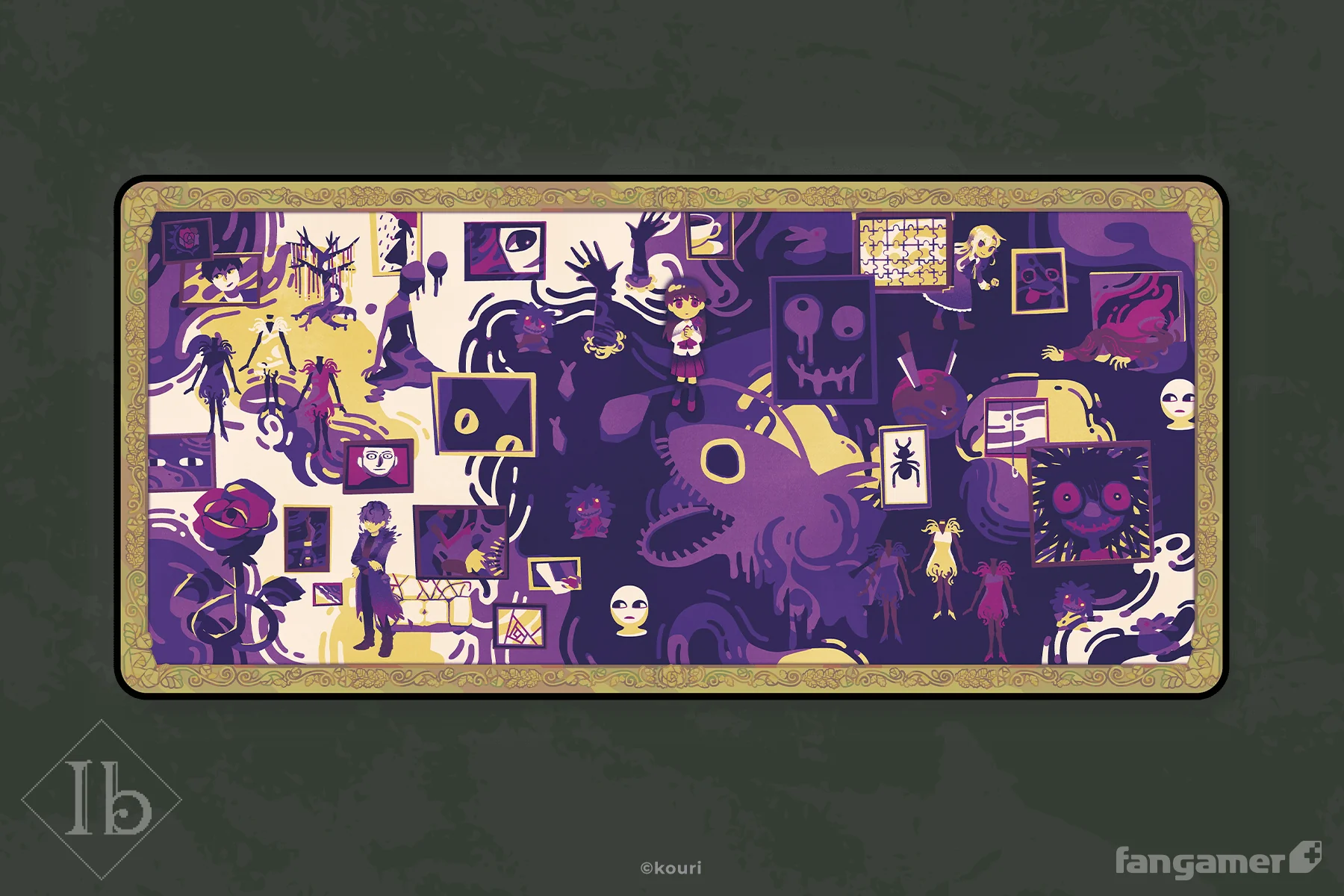 Cursed Gallery Desk Mat - Image 3