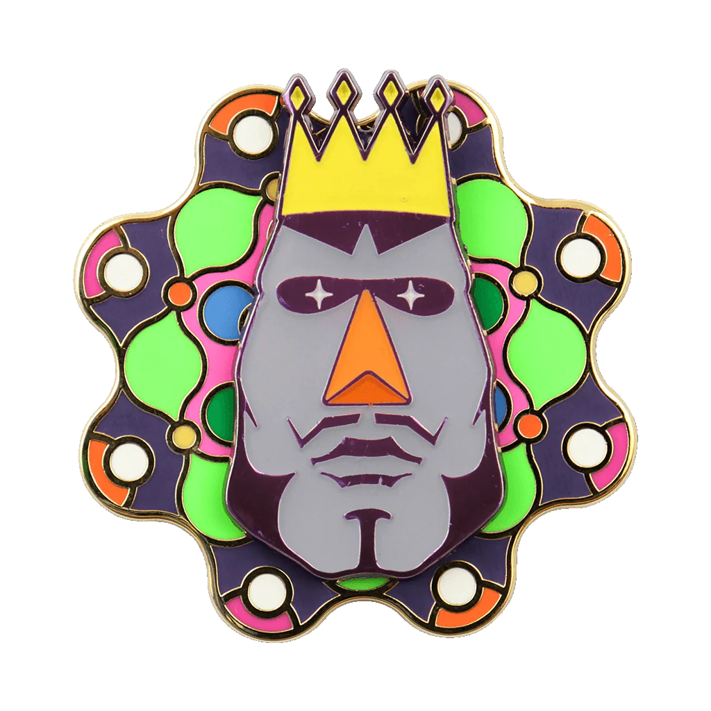 King of All Cosmos Spinning Pin - Image 2