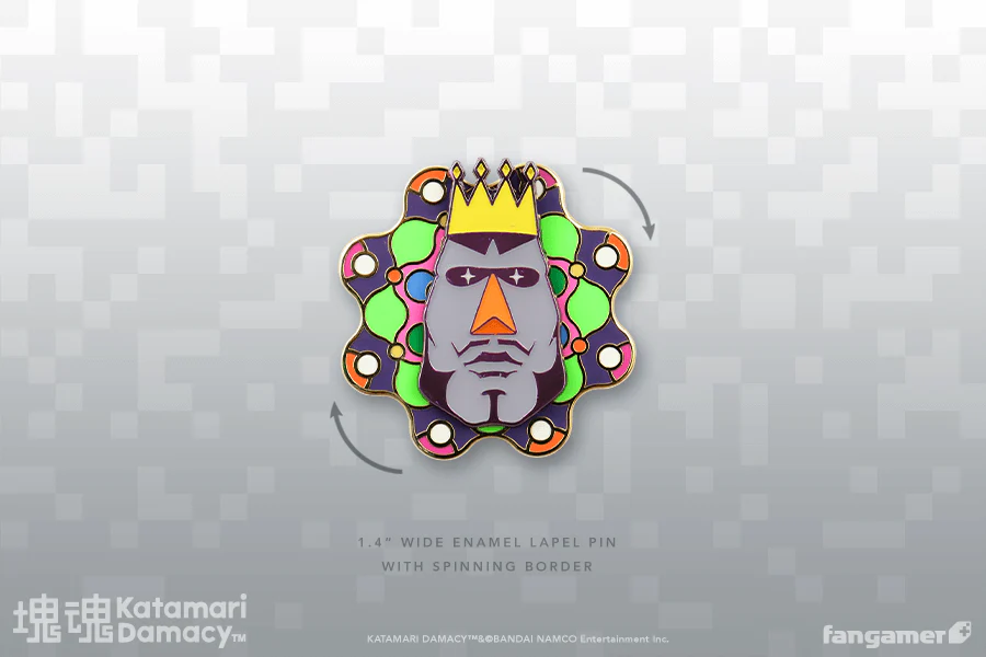 King of All Cosmos Spinning Pin - Image 4