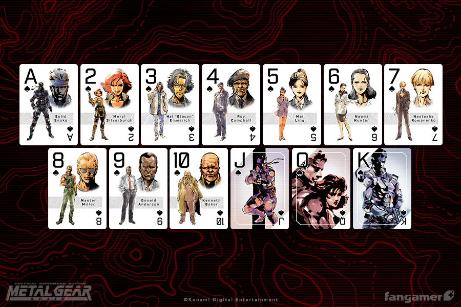 Metal Gear Solid Playing Cards - Image 4