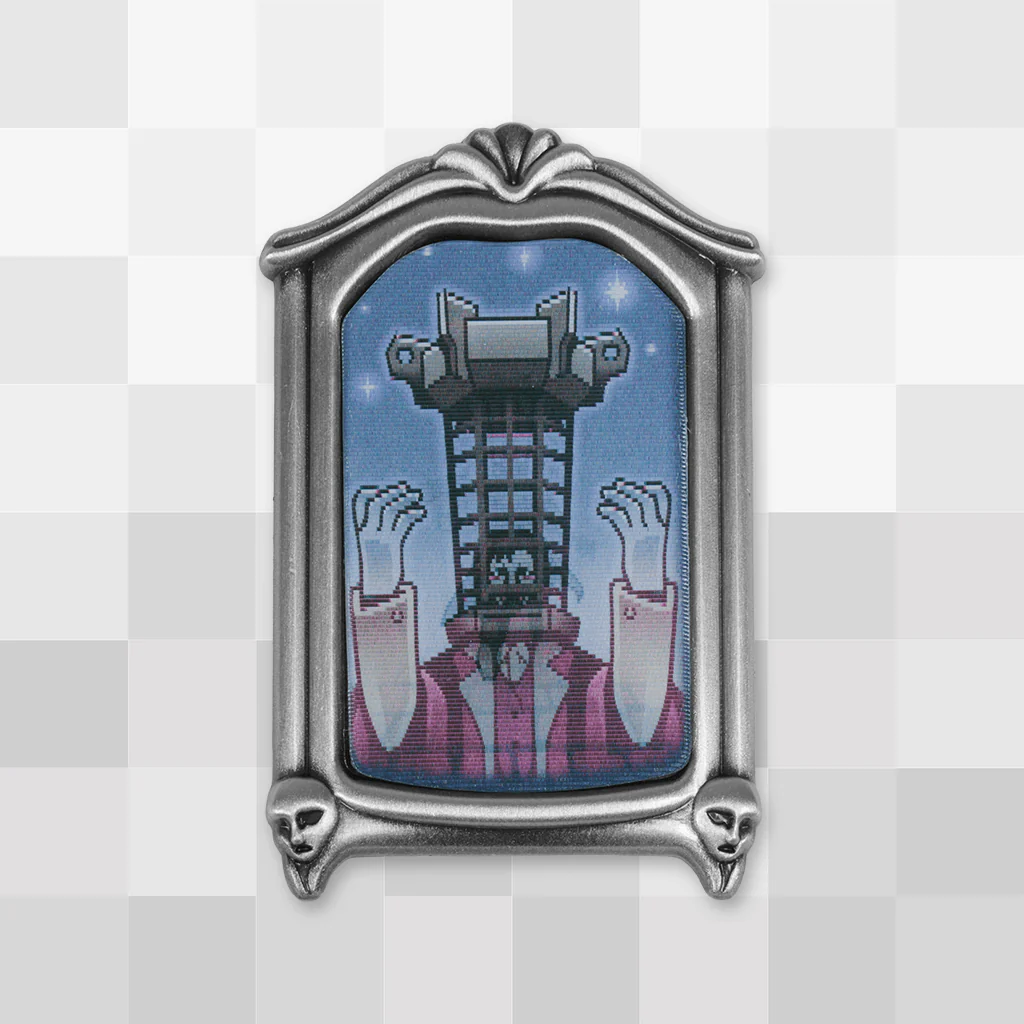 No One Can Catch Us Lenticular Pin
