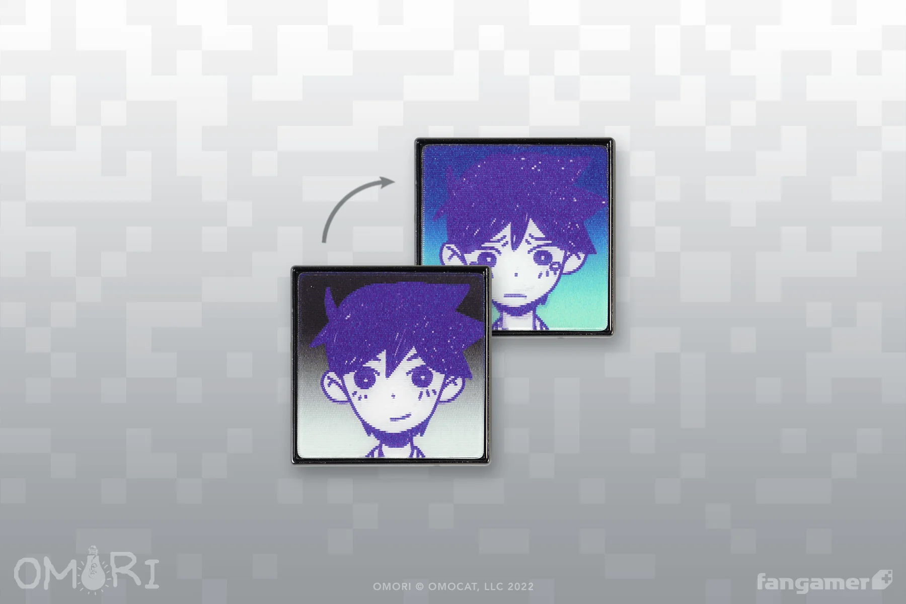 Sad HERO Lenticular Pin - Image 4