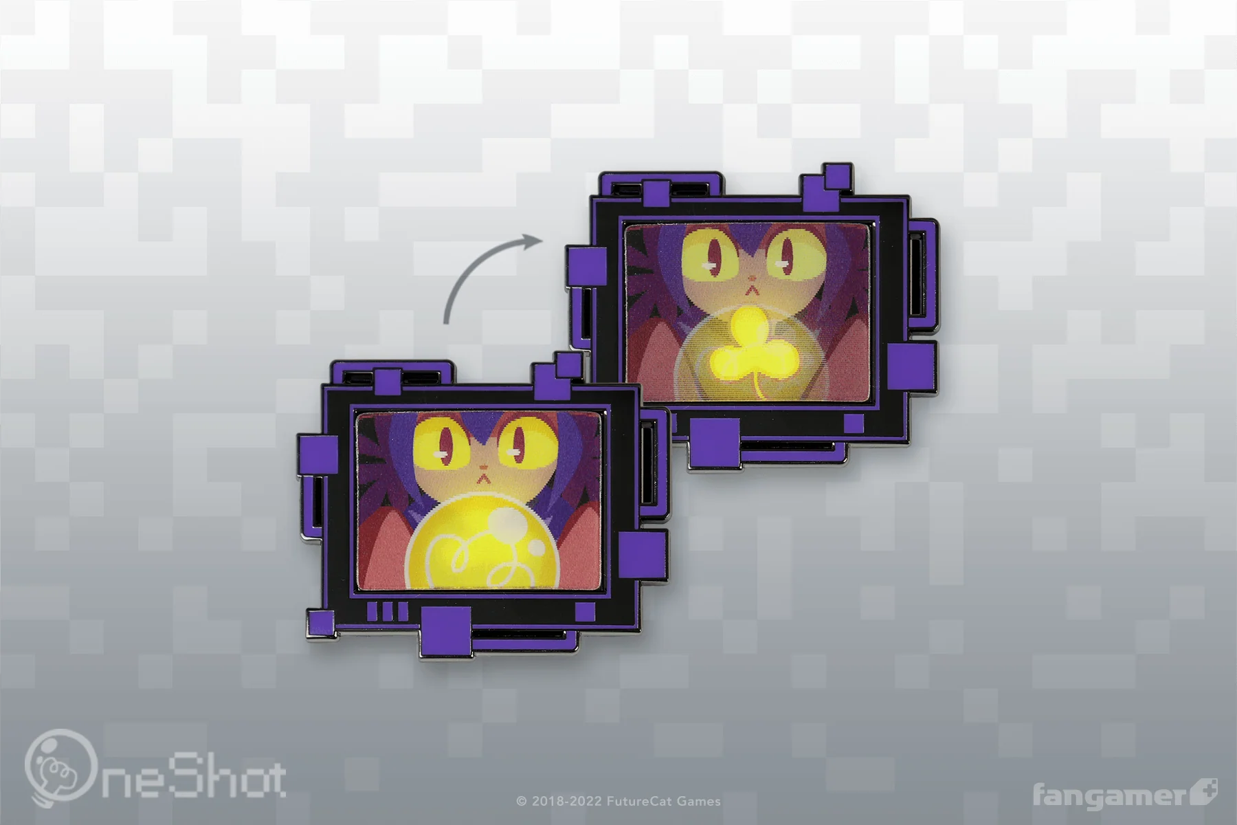 World Machine Lenticular Pin - Image 4