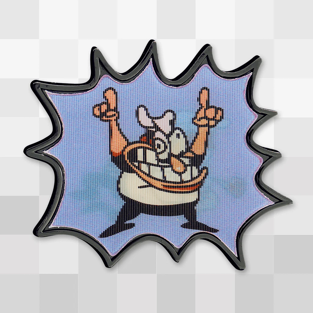 Strike a Pose Lenticular Pin