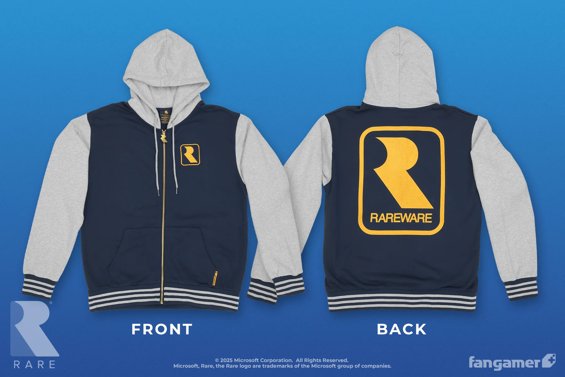 40th Anniversary Rareware Varsity Hoodie - Image 3