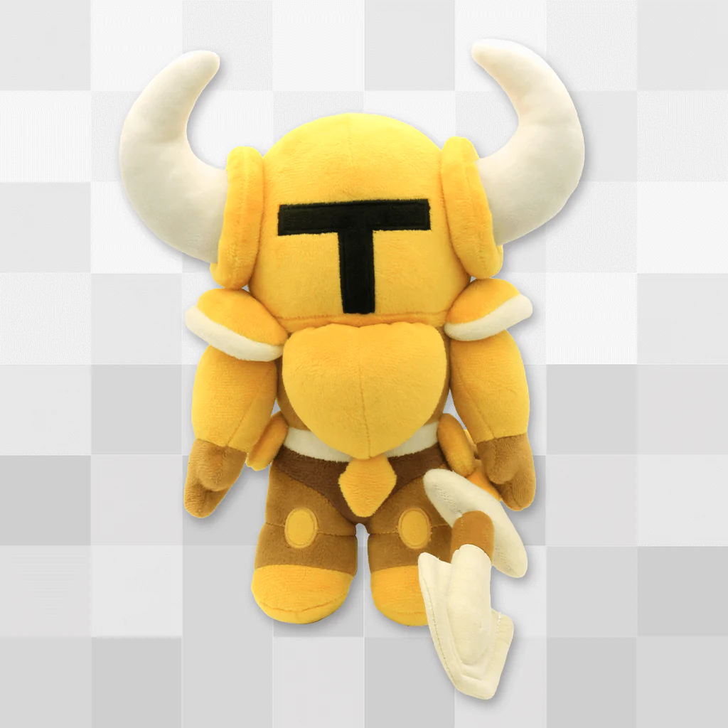 Gold Shovel Knight Plush