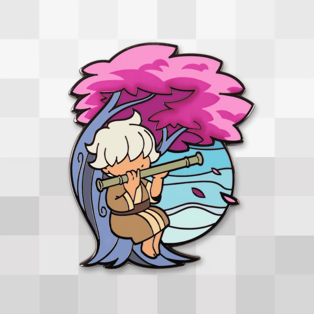 Shuanshuan and His Flute Pin