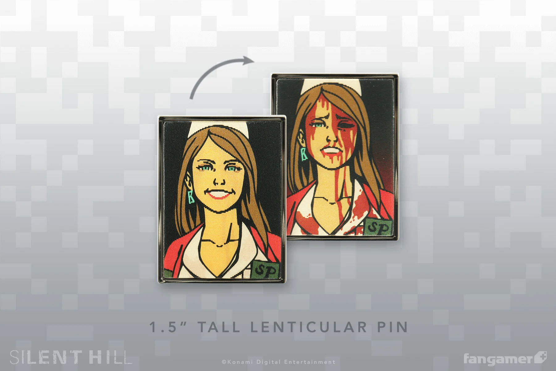 Bloody Lisa Lenticular Pin - Image 4