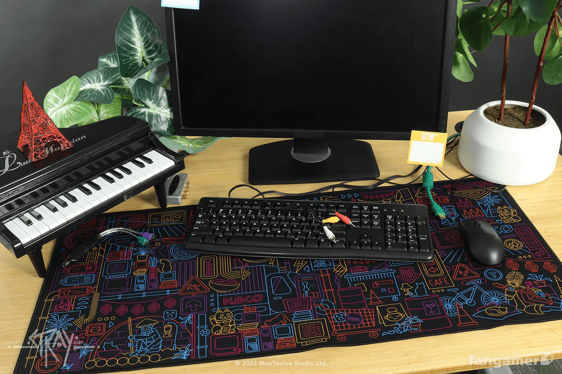 Walled City 99 Desk Mat - Image 4
