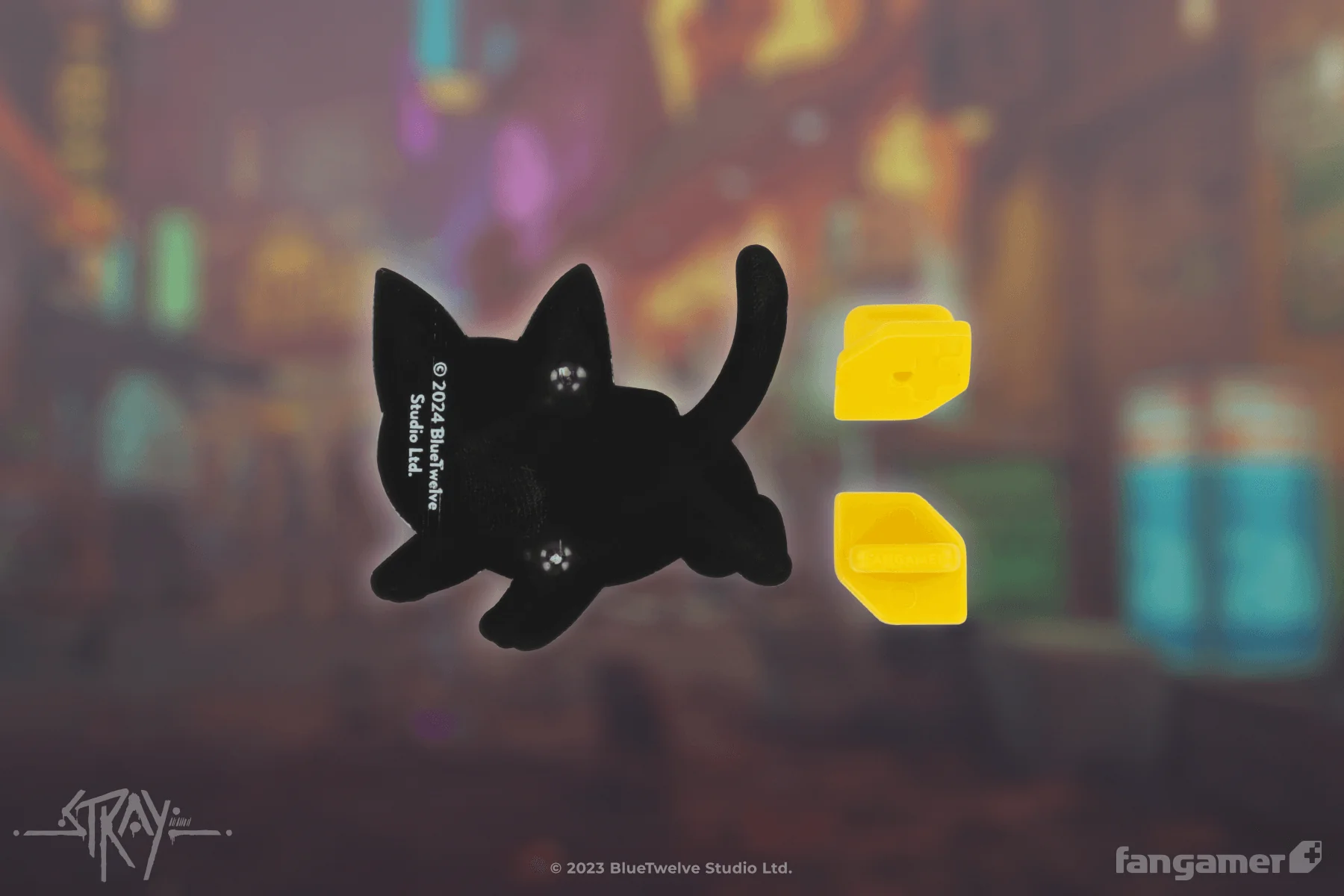 Curious Cat PVC Pin - Image 4