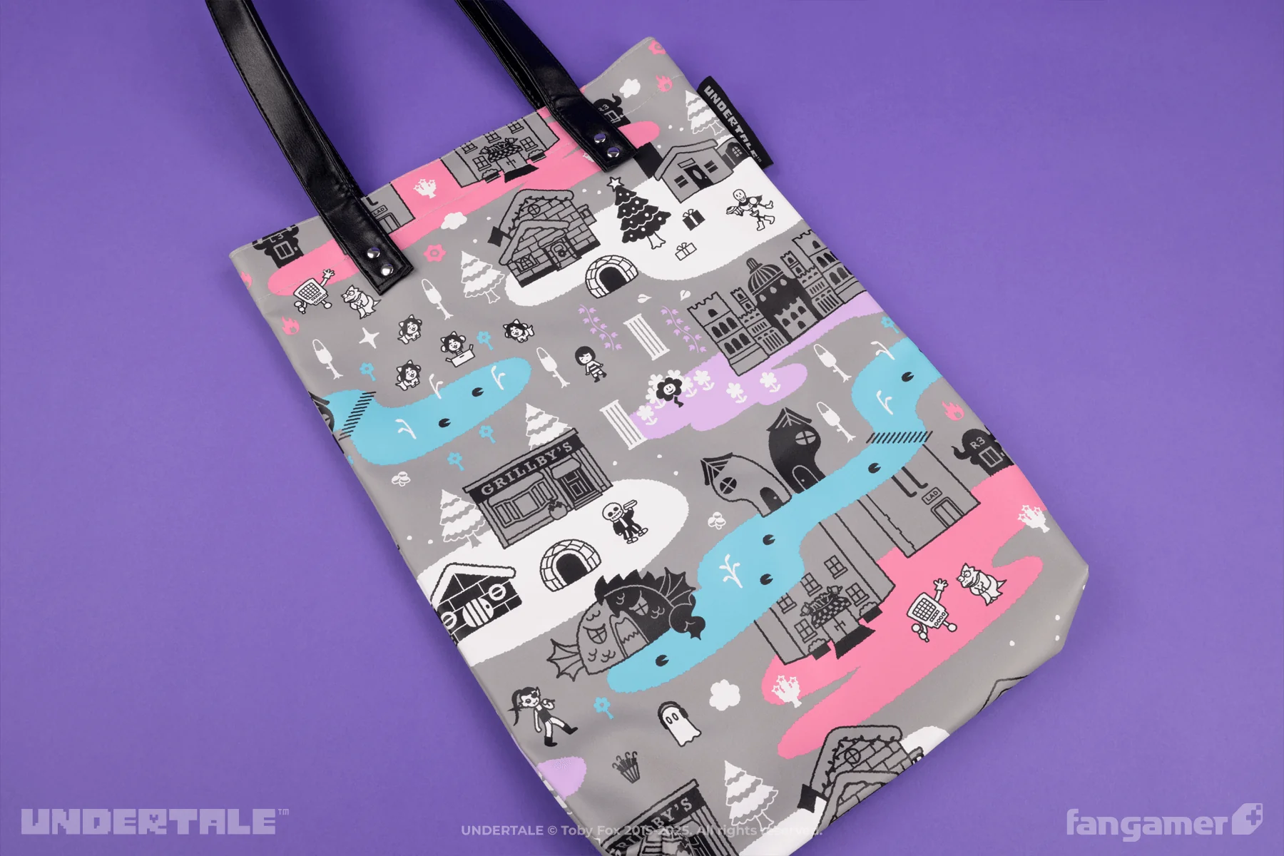 Underground Journey Faux Leather Tote - Image 5