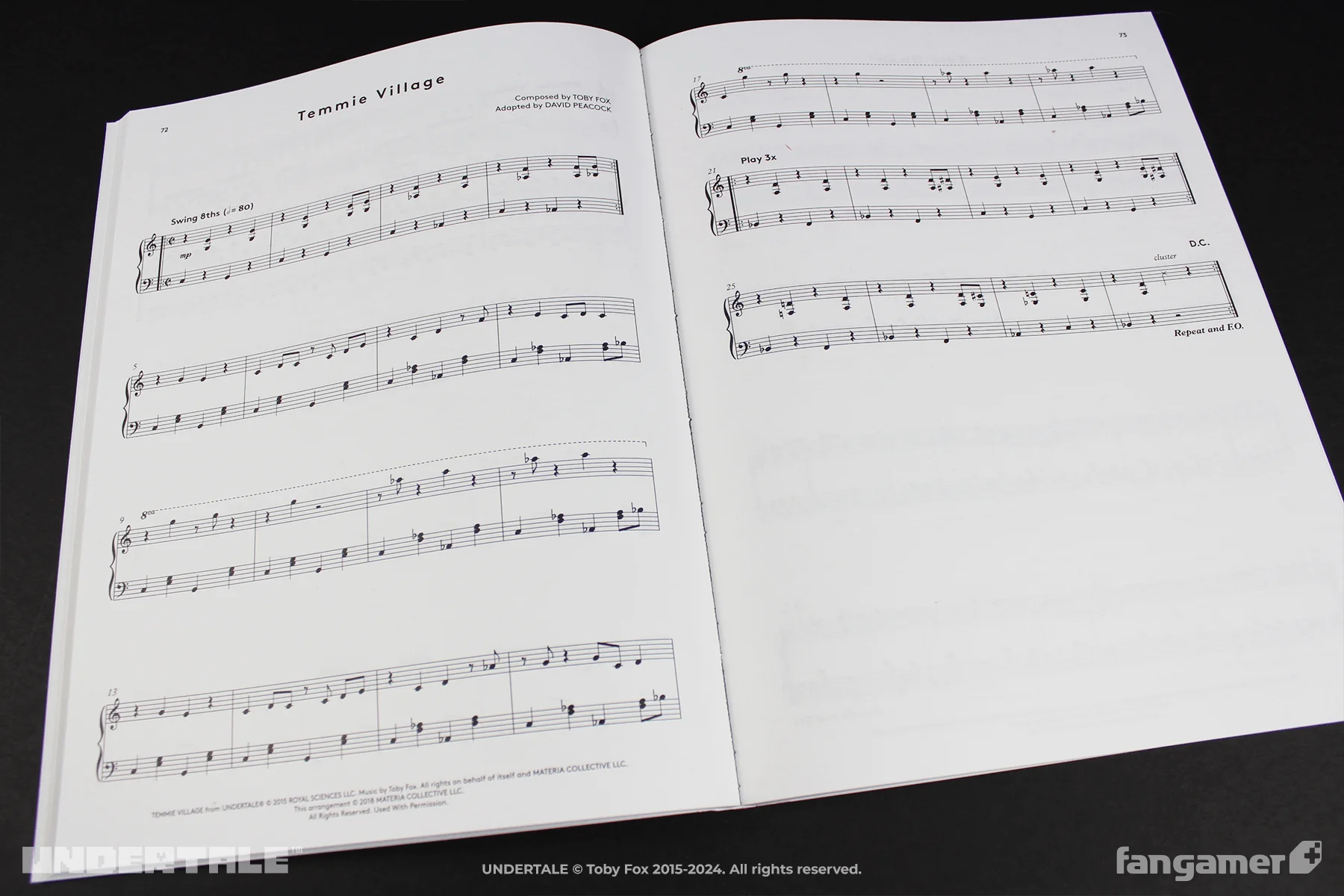 UNDERTALE - Complete Piano Score Book - Image 6