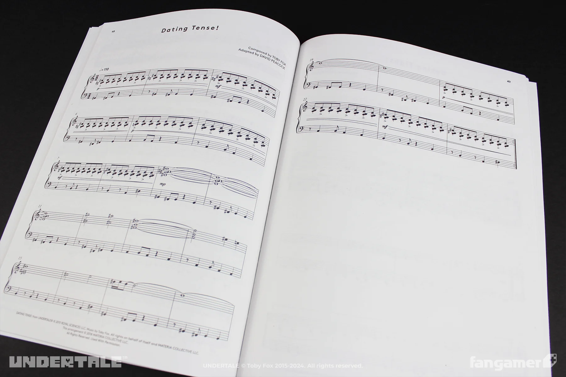 UNDERTALE - Complete Piano Score Book - Image 7