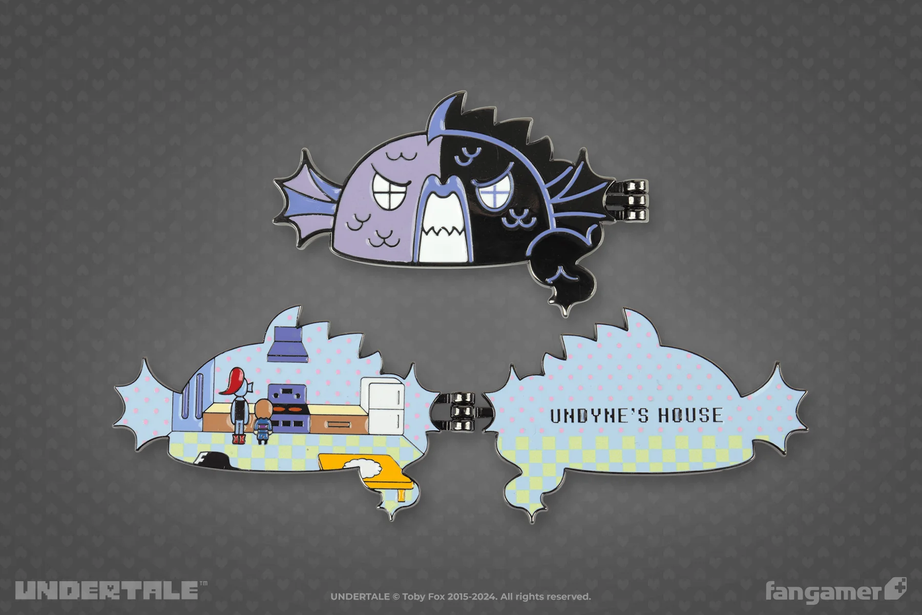 Undyne's House Hinged Pin - Image 4