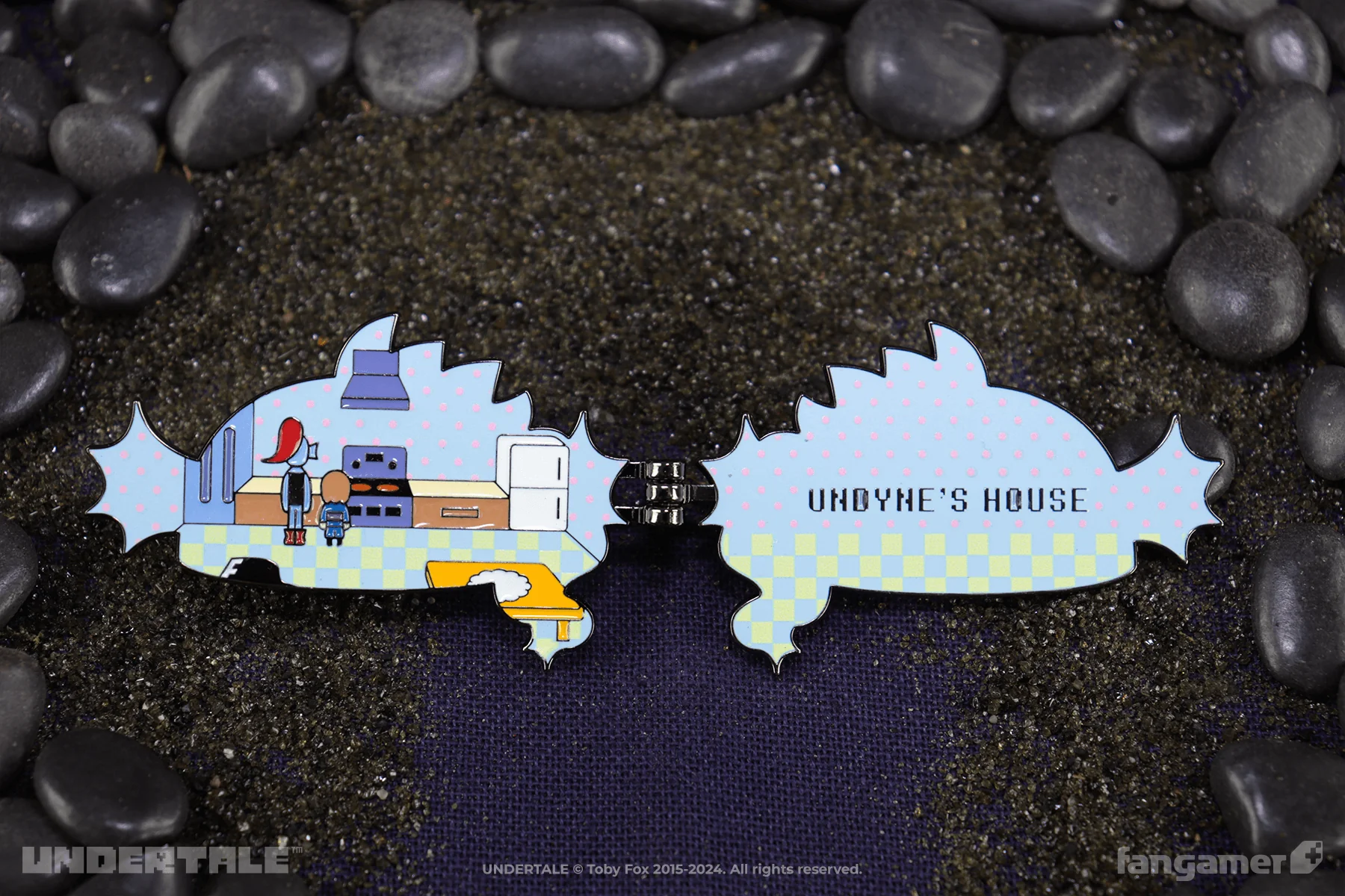 Undyne's House Hinged Pin - Image 7