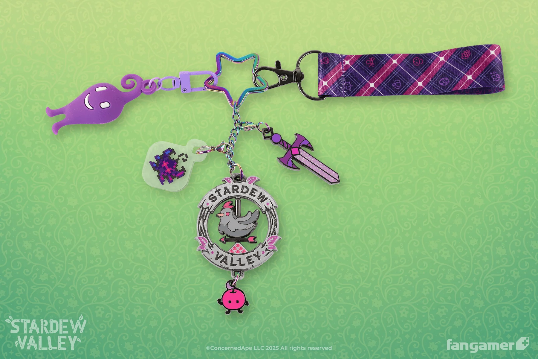 Void Farmer Spinning Charm Keychain - Image 3